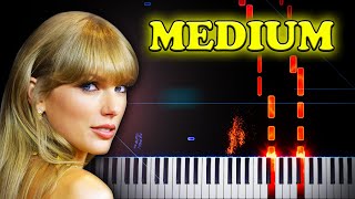 Video thumbnail of "Taylor Swift - Anti-Hero - Piano Tutorial"