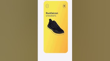 Mobile frame shoe UI design #UIUXTelugu