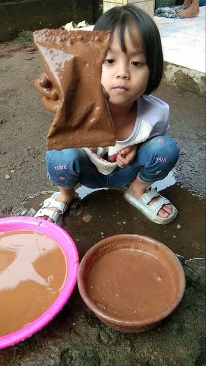 wafer coklat kena lumpur #shortvideo #funny #viralvideo