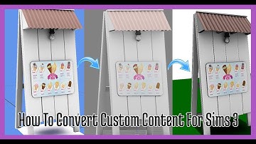 Blender Tutorial: How To convert Objects From Sims 4 For The Sims 3