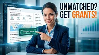 Unlock matched grants in 3 minutes: Complete your profile now