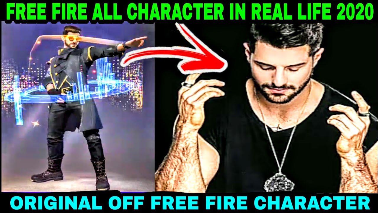 Free Fire All Character Real Life 2020 | Alok Character ...