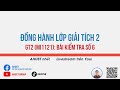 Giải tích 2 (MI1121): Bài kiểm tra số 6 (Tích phân Euler) (video đồng hành lớp GT2) thumbnail