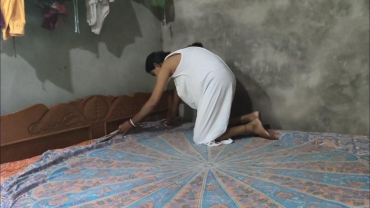 Morning Bed Cleaning Routine | Bedsheet Change & Room Refresh | Sanu Vlogs