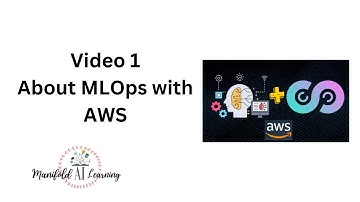 Video 1 - MLOps with AWS - About Learning Journey - Getting started