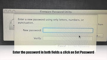 Firmware Password Utility