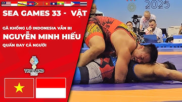 SEA Games 33 | Gã khổng lồ Goliath Indonesia bị cơn lốc  Bắc Ninh Nguyễn Minh Hiếu quấn bay cả người