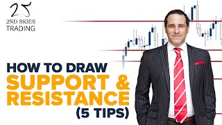 HOW TO DRAW SUPPORT AND RESISTANCE {5 Tips}