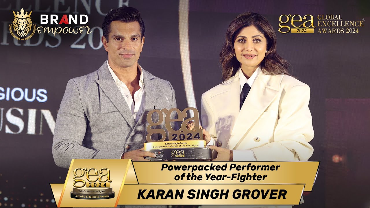 Karan Singh Grover wins GEA 2024 | Global Excellence Awards 2024 by Brand Empower