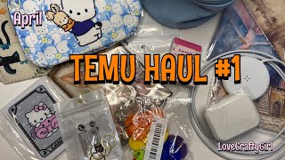 The Month of April TEMU Haul #1