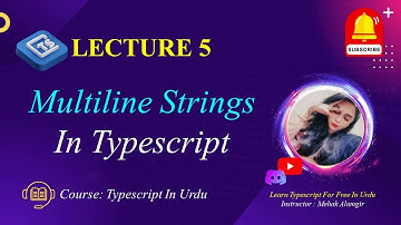 multilines strings in typescript in urdu | govornor sindh it course