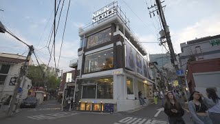 SEOUL KOREA\/ On a Hot spring day, Hangangjin Station Hannam-dong Cafe Street Walking Tour.[4K HDR]