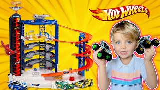 Biggest Hot Wheels City Ultimate Garage Gorilla - Pretend Play Fun For Kids | Elias And Eugene