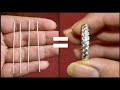 Making a Ring from Silver Wires | Jewellery Making | How it's Made | 100% Pure Silver | silver ring