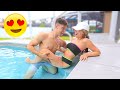 ASKING MY GIRLFRIEND TO DO "IT" IN THE POOL!! *GETS JUICY*