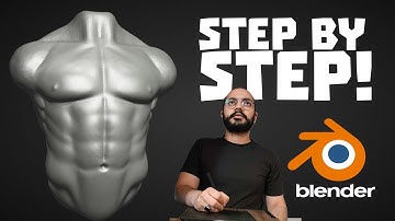 How to sculpt torso in blender 4.5 - Blender sculpting tutorial