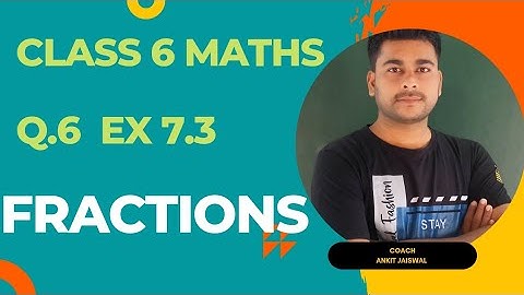 Class 6 Maths Ex 7.3 Q 6 