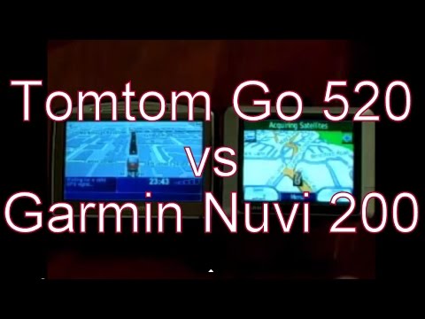 TomTom Go 520 vs Garmin Nuvi 200 Demo