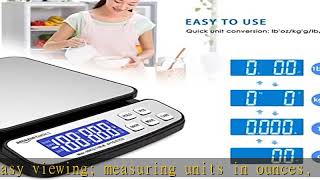 Amazon Basics Digital Postal Table Top Scale - AC Adapter, Counting Function, 110 Pound Capacity, 0