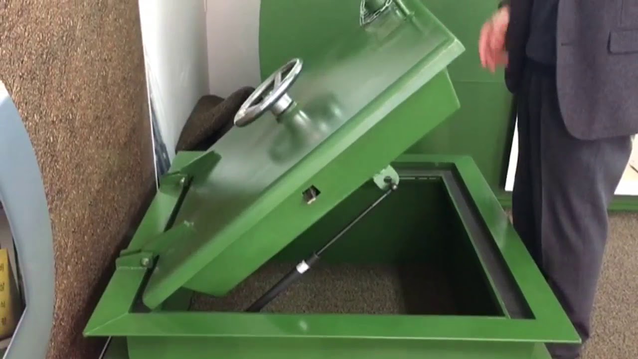 첨단벙커시스템 해치도어 - YouTube