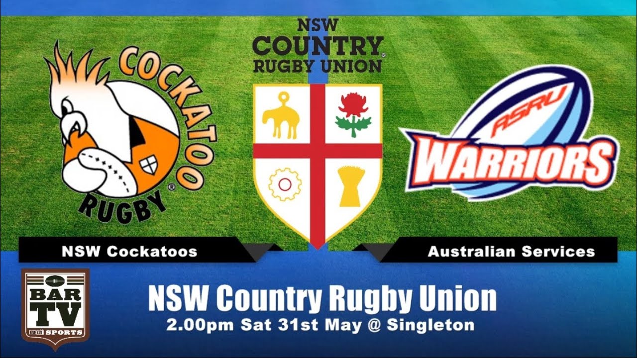 NSW Country Rugby Union - Cockatoos v Australian Services - YouTube