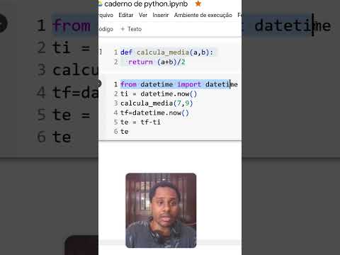 tempo de execução no python #shorts