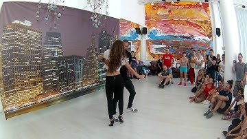 Alex de Carvalho & Mathilde Dos Santos demo at 3rd Cyprus International Zouk