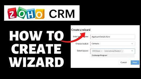 How To Create Wizard on Zoho CRM | Zoho CRM Tutorial