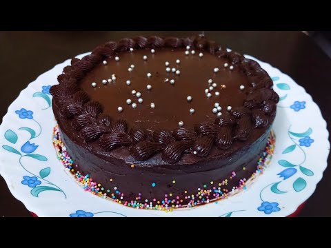 Chocolate Birthday Cake Eggless Chocolate Cake Easy Chocolate Cake Recipe
