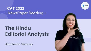 The Hindu Editorial Today | Reading Comprehension for CAT 2022 | Unacademy CAT l Abhilasha Swarup