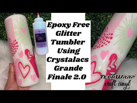 Epoxy Free Vinyl Stripe Tumbler Using Crystalacs Grand Finale