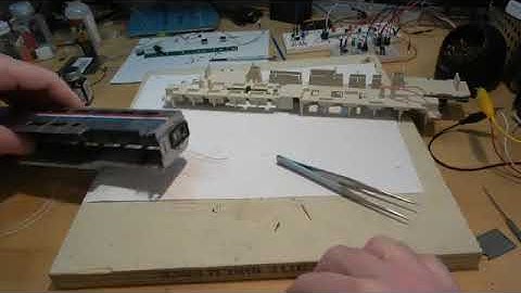 HO Scale LED Light Board Installation(with DCC Decoder & Anti-flicker technology)