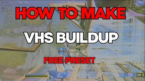 How To Make This *INSANE* VHS Buildup (Overedit Like a Pro) - Premiere Pro