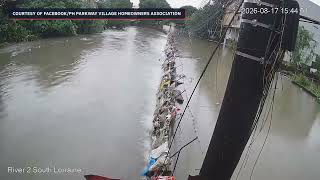 Deep floodwaters submerge Quezon City subdivision
