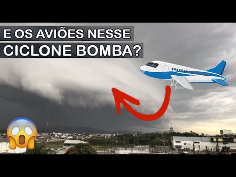 Como o CICLONE BOMBA pode comprometer os aviões?