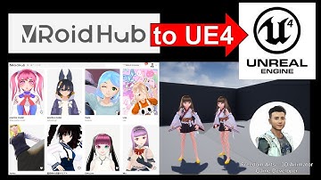 Vroid Hub to Unreal Engine 4 - Full Lifehack Tutorial