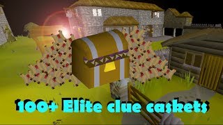 Opening 100+ Elite clue caskets