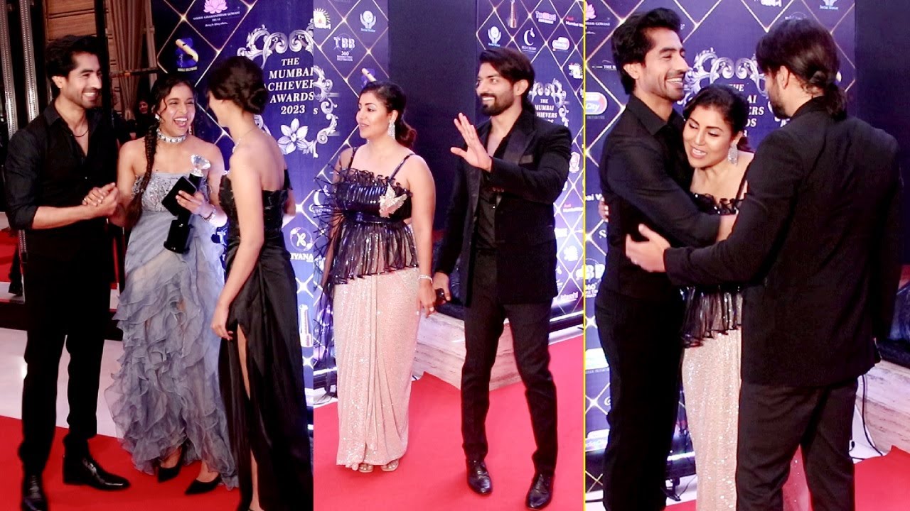 When Harshad Chopda Meets Debina Bonnerjee And Gurmeet Choudhary At Mumbai Achievers Awards 2023