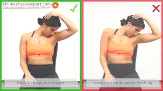 Exercises To Improve Neck Mobility - Posterior Scalene Muscle Stretch