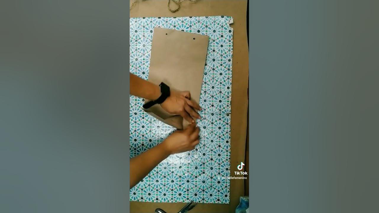 Cómo hacer una bolsa con papel