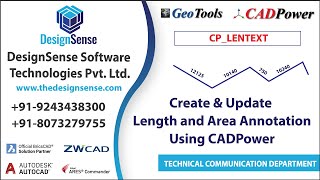 CADPower Tutorials: Create and Update length and area annotation using CADPower | Rakesh Rao