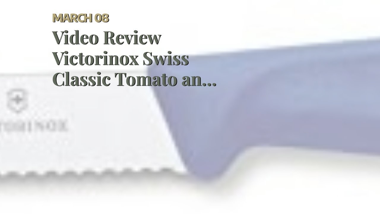 Video Review Victorinox Swiss Classic Tomato and Table Set, 6 Pieces Paring Knife, Set of 6, Bl