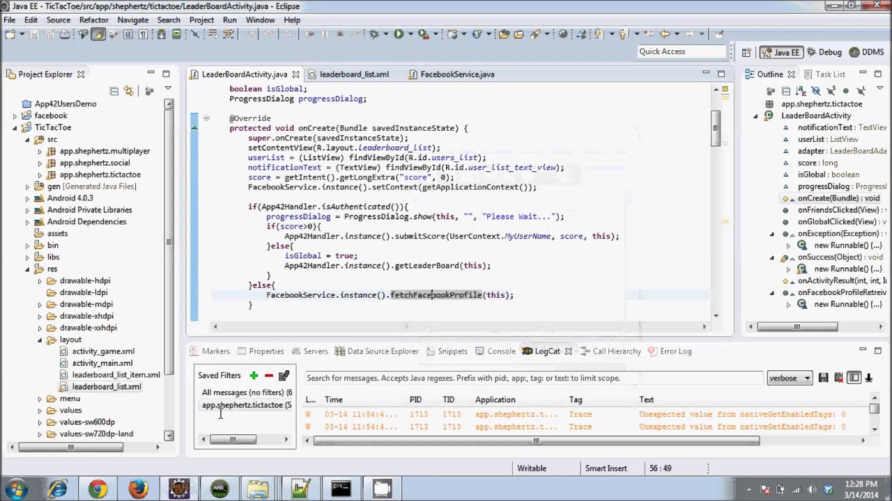 App42 Student Lab - Android Game Dev Series V0.2 - Video Tutorial - YouTube