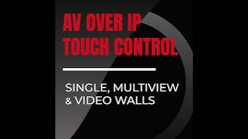 Wyre Reels - AV Over IP Touch Control: NetworkHD Touch App