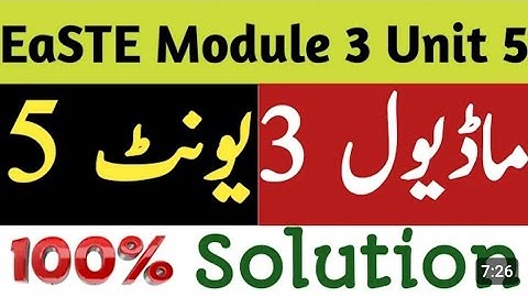 unit 5 module 3 all correct answer | complete solution of module 3 unit 5 #EmployeeVoice