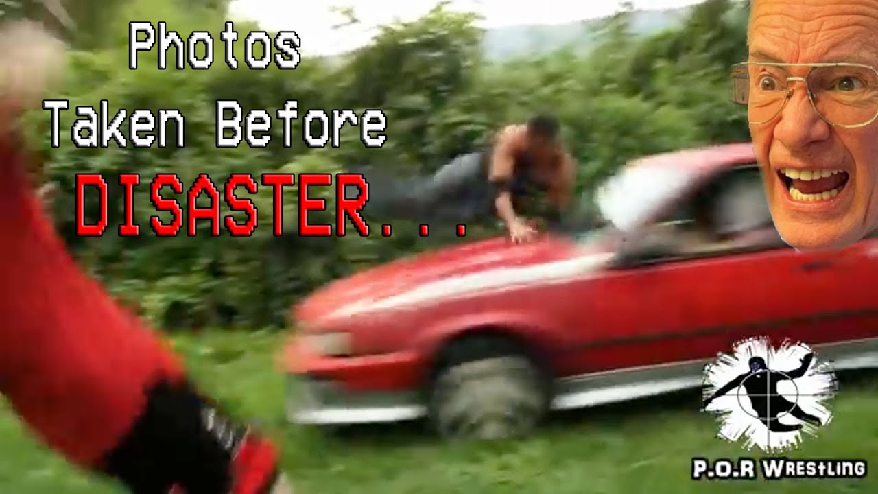 Рестлера сбивает машина... на ринге (P.O.R. Wrestling)