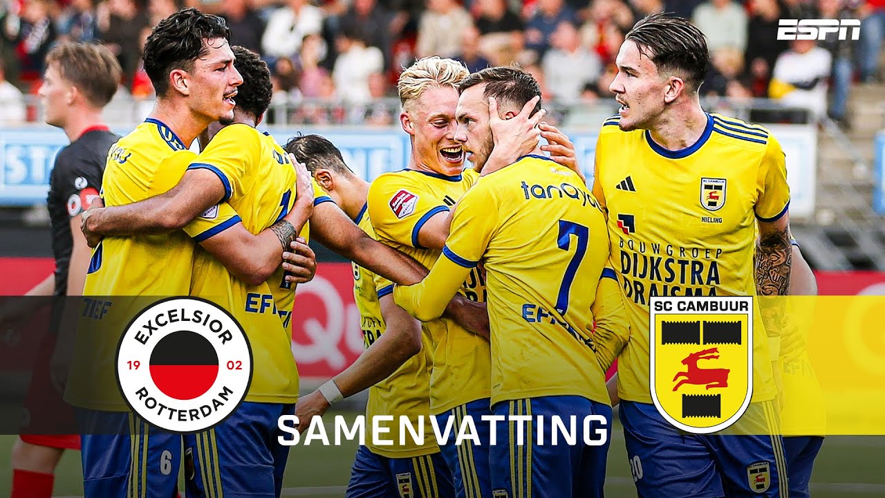 SNOEIHARD SCHOT van REMCO BALK 💥 | Samenvatting Excelsior - SC Cambuur