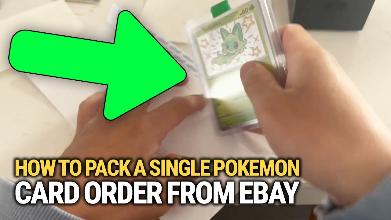 How To Pack A Single Pokmon Card Order from eBay Safely: Check NOW! - YouTube How To Pack A Single Pokmon Card Order from eBay Safely: Check NOW! - YouTube