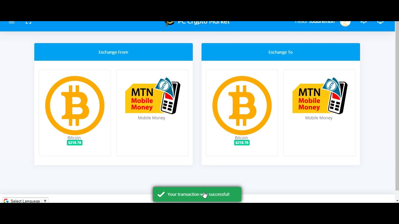 buying bitcoin with mobile money