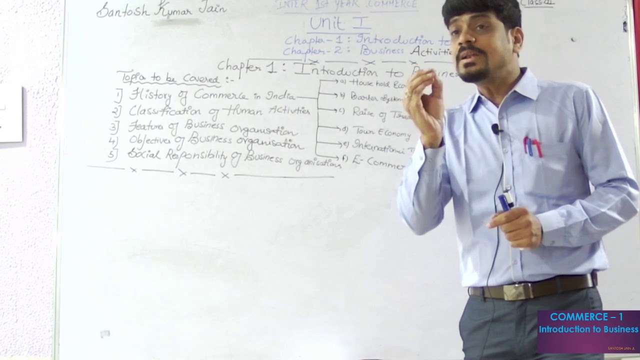 Introduction to Business   1 Year Commerce